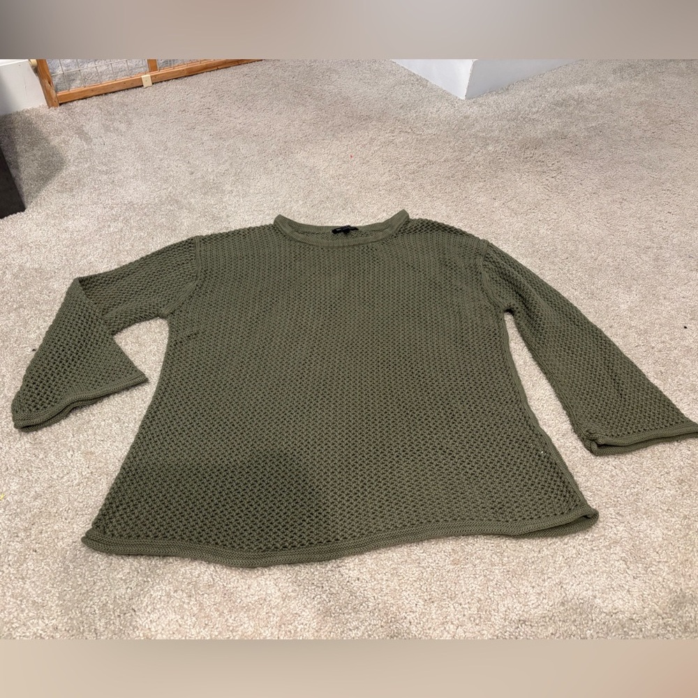Banana Republic Forest Green Knit Pullover